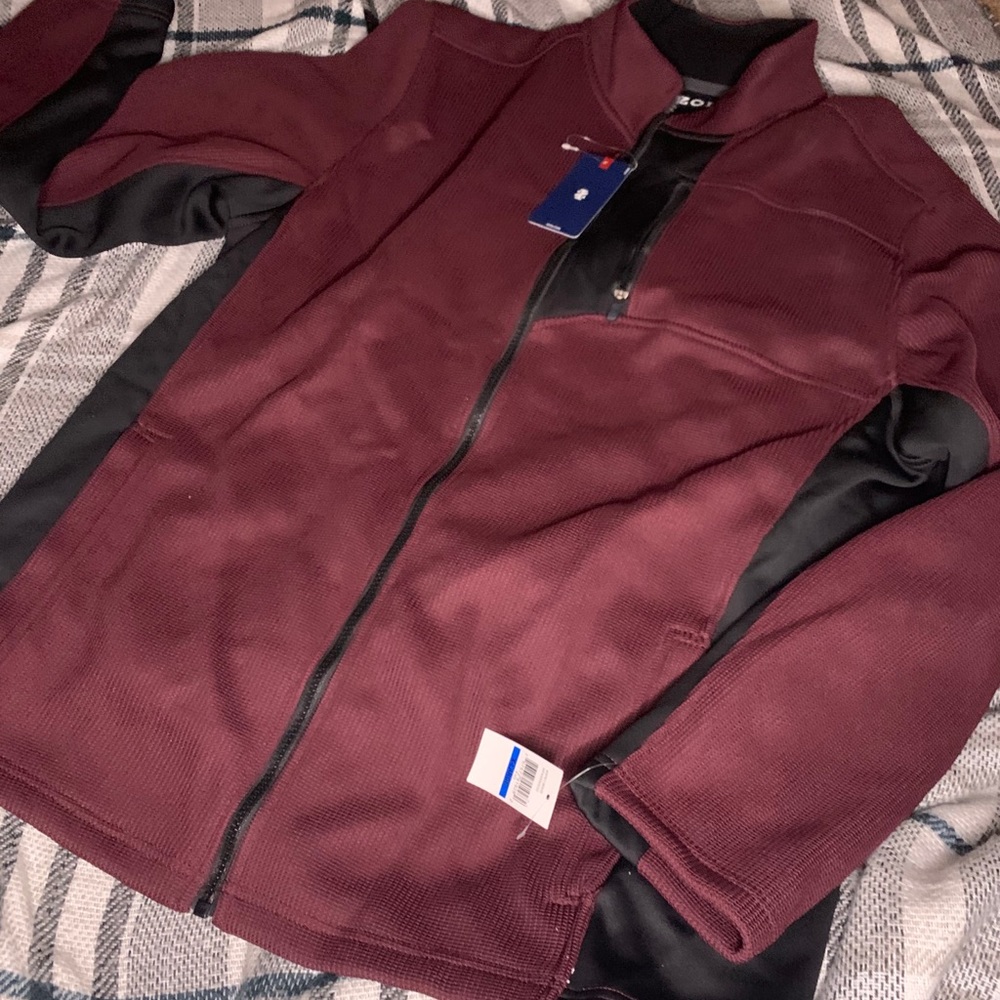 Izod warm fleece jacket